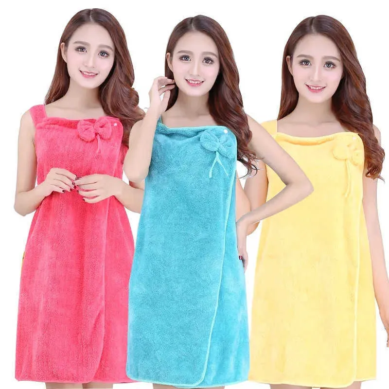 Wearable towel top plus size