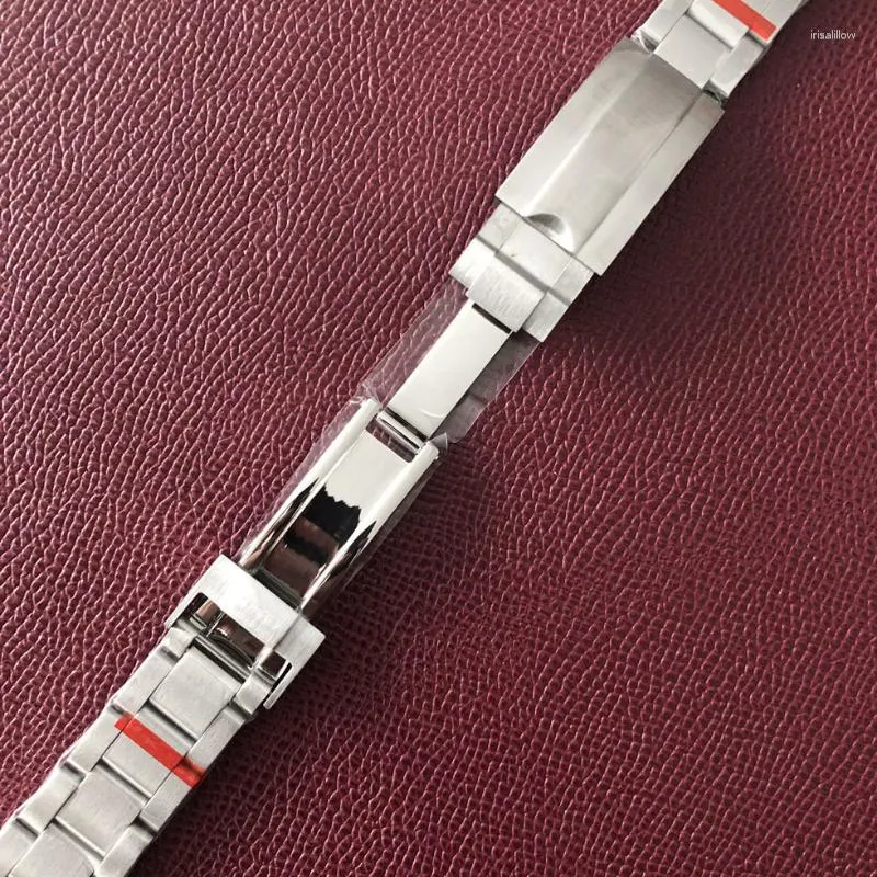 Bracelets de montre Accessoires Bracelet en acier inoxydable 316L de 20 mm Or rose PVD poli au sable peut être assorti à un boîtier de 40 mm Deli22