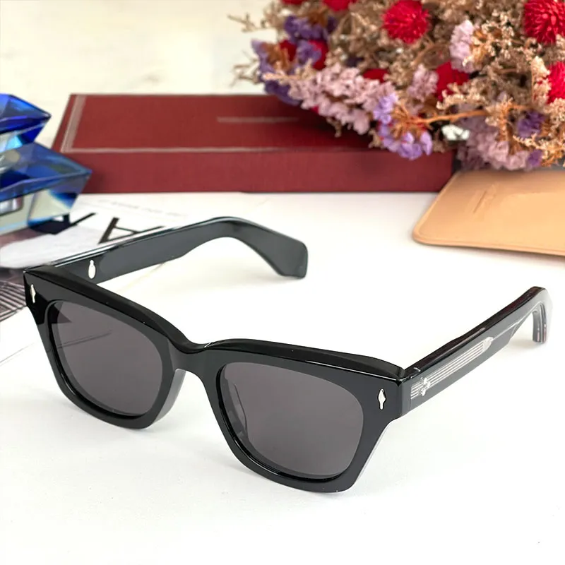 Japanese Handmade UV400 Retro Full Frame Hoda Panel Sunglasses for Men and Women