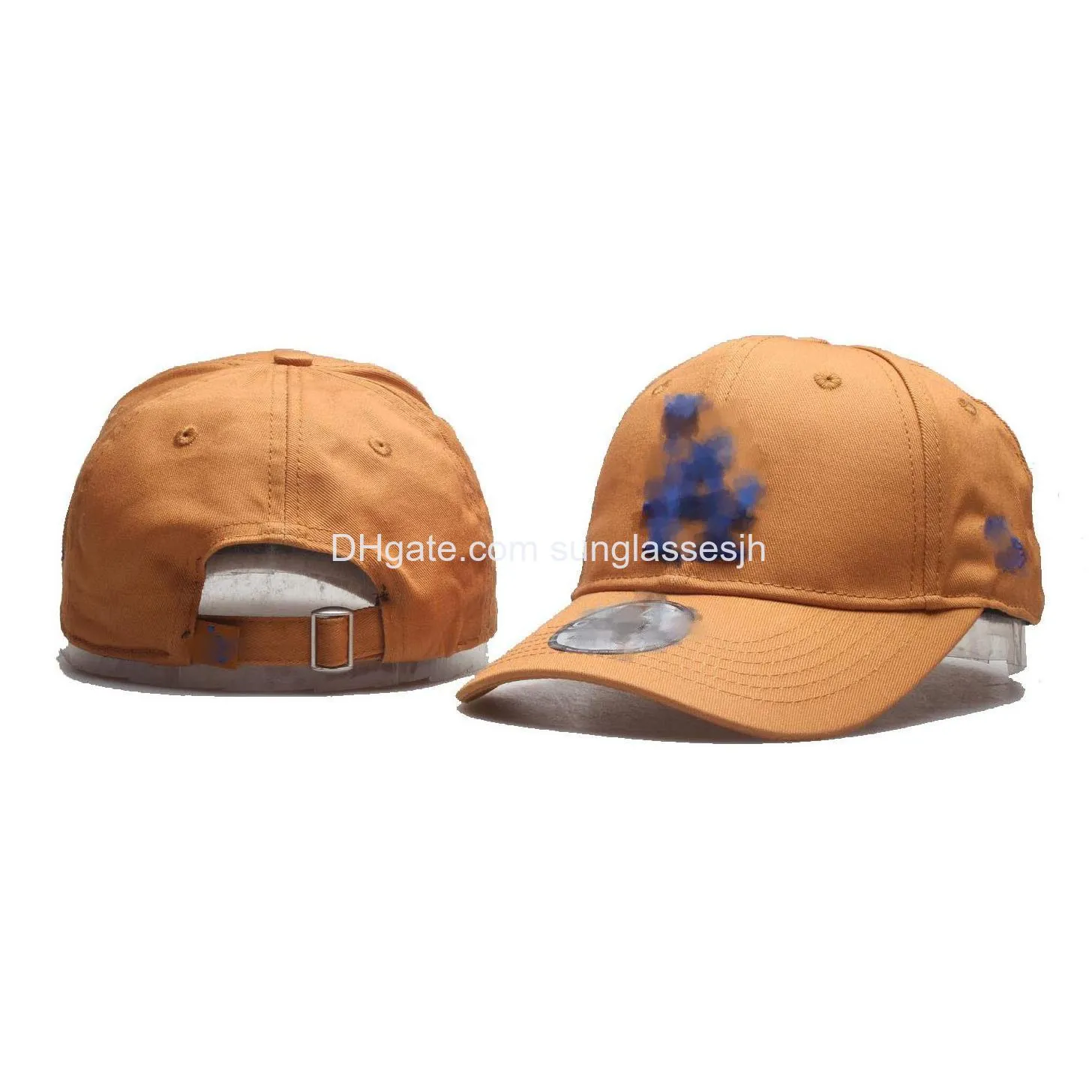 Balpetten Mode Snapbacks Hoeden Getailleerde hoed All Team Logo Ontwerper Basketbal Verstelbare pet Geborduurd Katoen Mesh Mutsen Sun Outd Dh0Tf