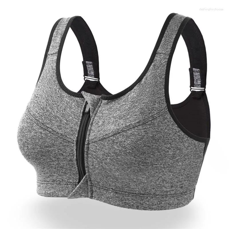 Mastectomy Sports Bra with Front Zipper