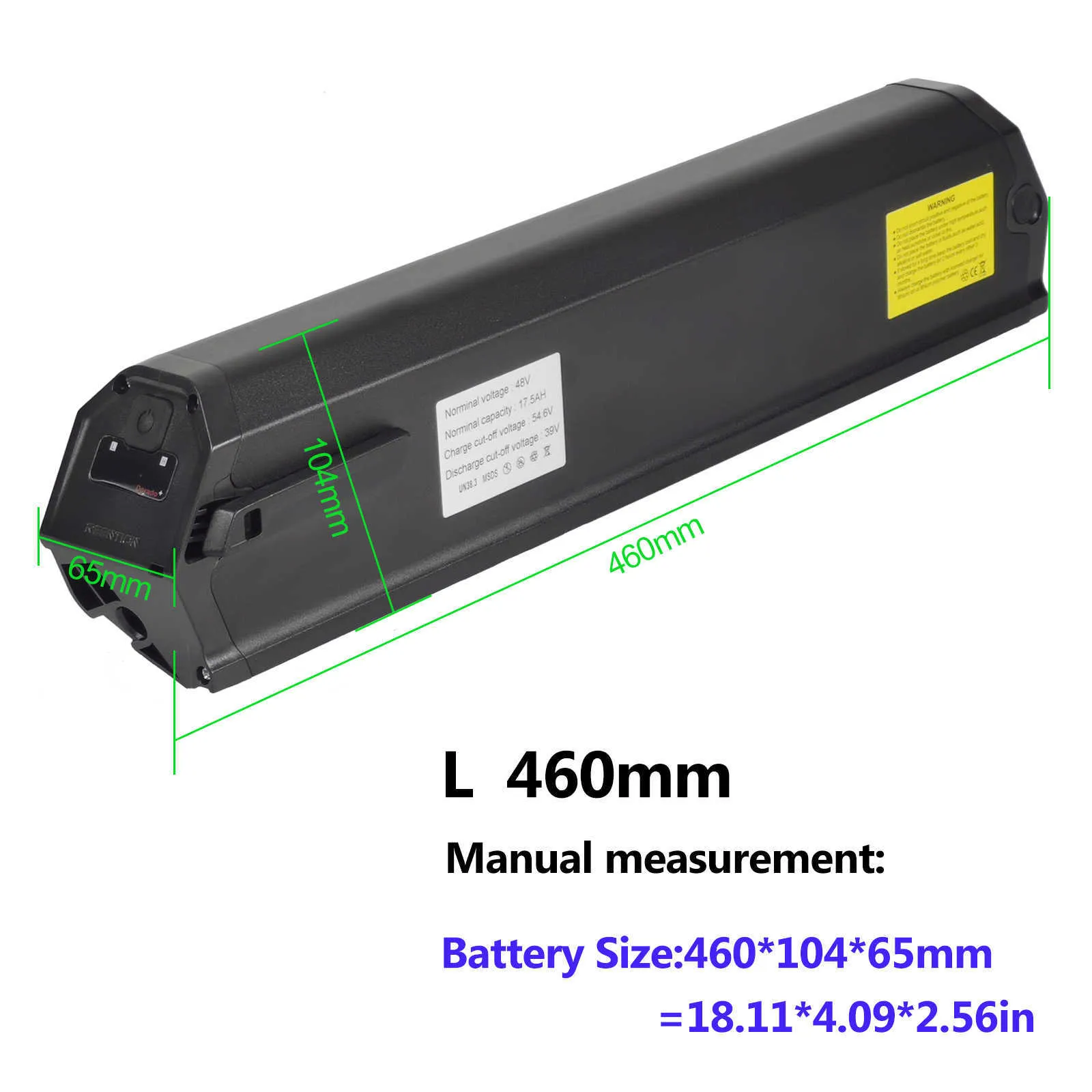 Dorado batterij 48 v 17.5ah 13ah ID-plus 18650 L505 lithium ion ebike batterij voor 500 w 750 w 1000 w motor 48 v elektrische fiets batterie