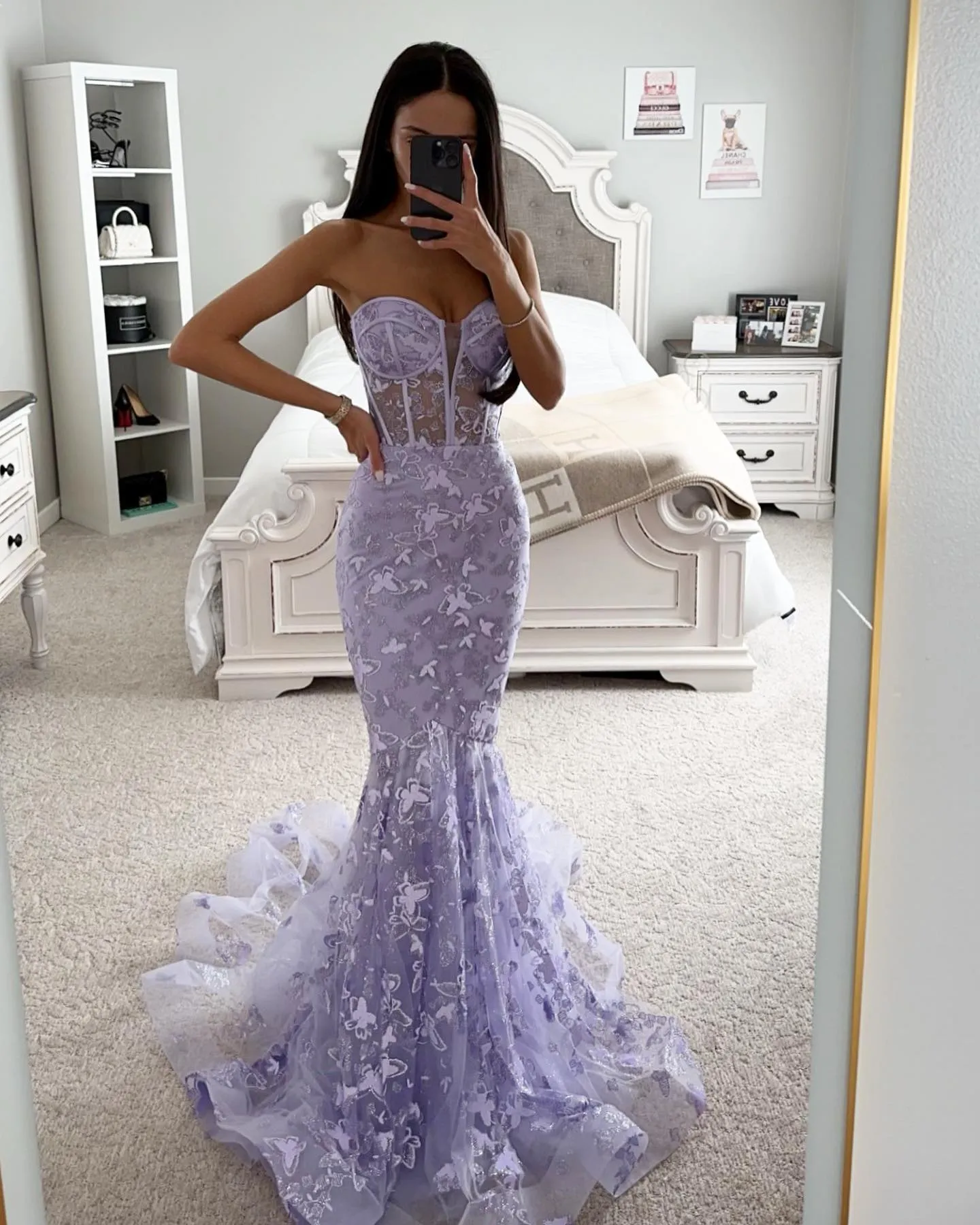 lace embellished wedding dress Clo main image 1