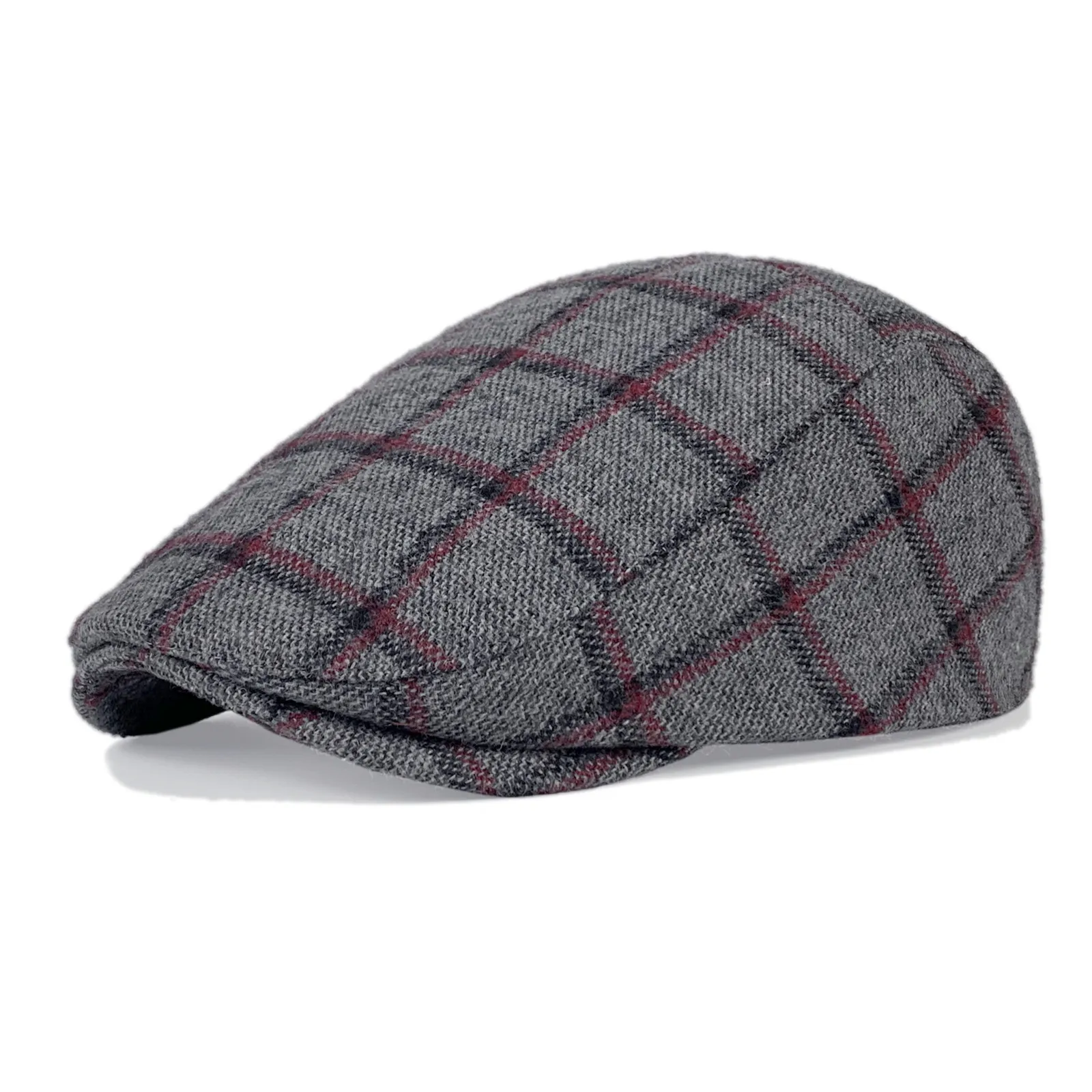 Berretto Piatto Uomo Donna Modello Scozzese, Newsboy Regolabile, Cappello Da Golf E Pittore, Traspirante Per Outdoor
