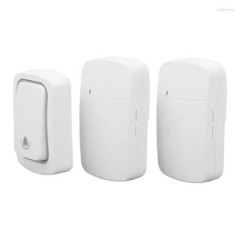 Doorbells Self Generating Doorbell Battery Free Powered Door Bell 2 Receivers Waterproof Wireless AC