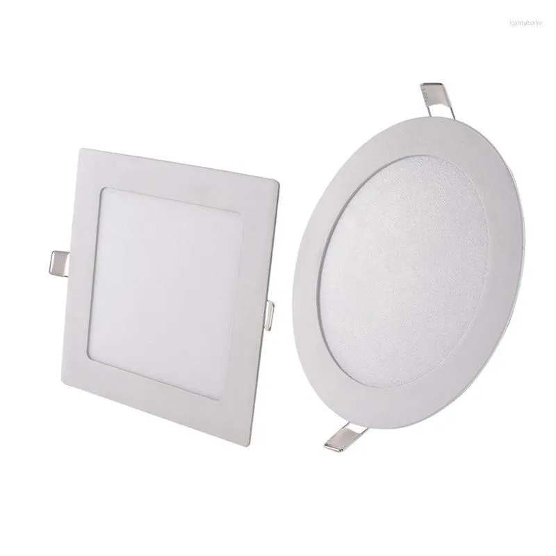 Lampada del pannello a LED ultra-sottile 3W/4W/6W/9W/12W/15W/18W/24W Low Flat AC110V/220V