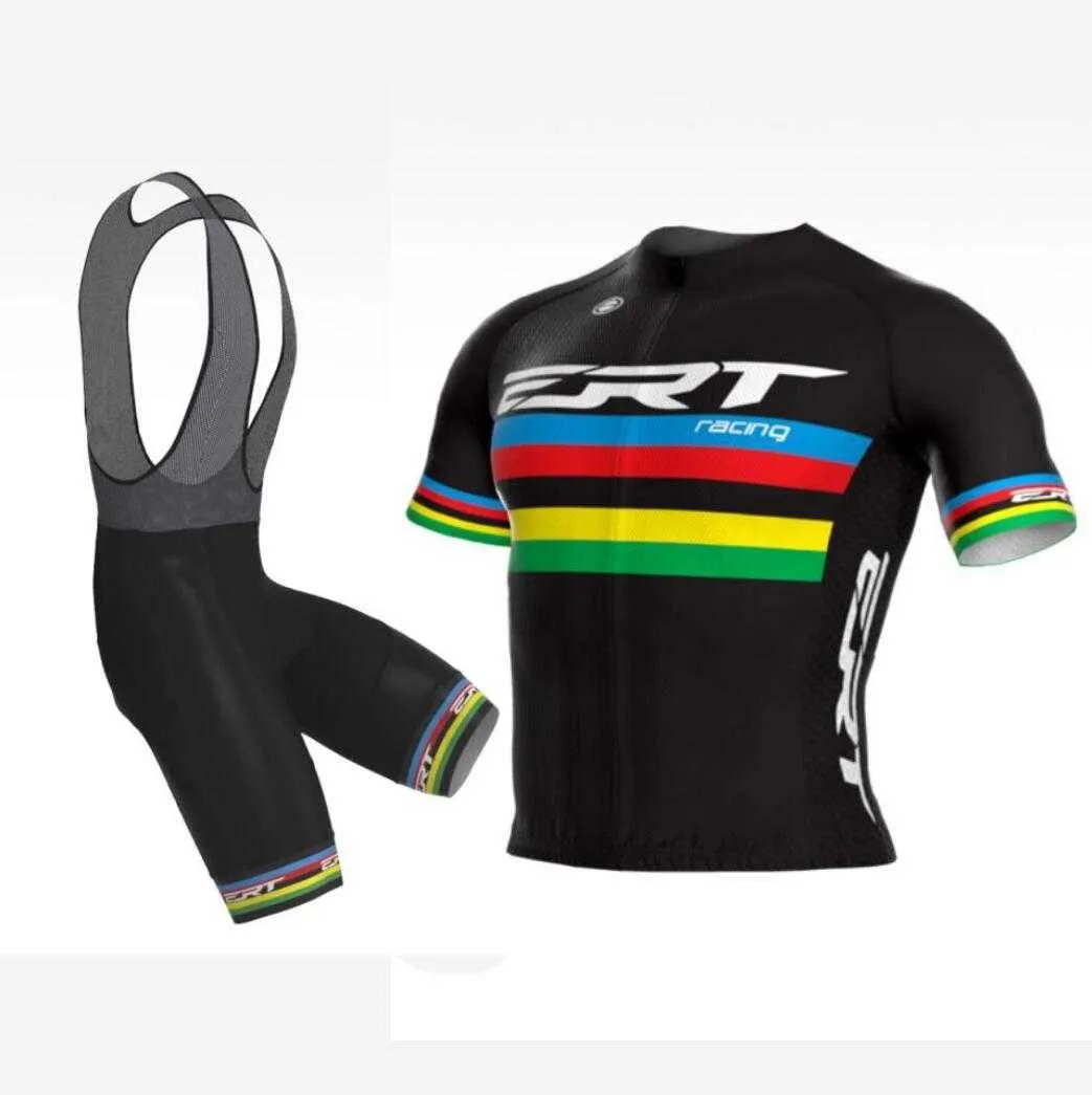 ملابس ركوب الدراجات مجموعات Ert Cycling Summer 20d Bibshorts بدلة للجنسين MTB Maillot ciclismo Hombre Road Bike Cloths Replicahkd230625