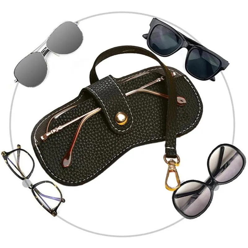 Scratch Proof Leather Sunglasses Jewellery Storage Pouches With PU Material  From Haerya, $8.26
