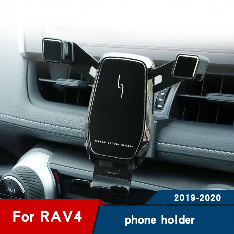 Support de téléphone de voiture pour Toyota RAV4 2019 2020 bouche d'aération Support de téléphone portable Support de navigation Accessoires de modification intérieure