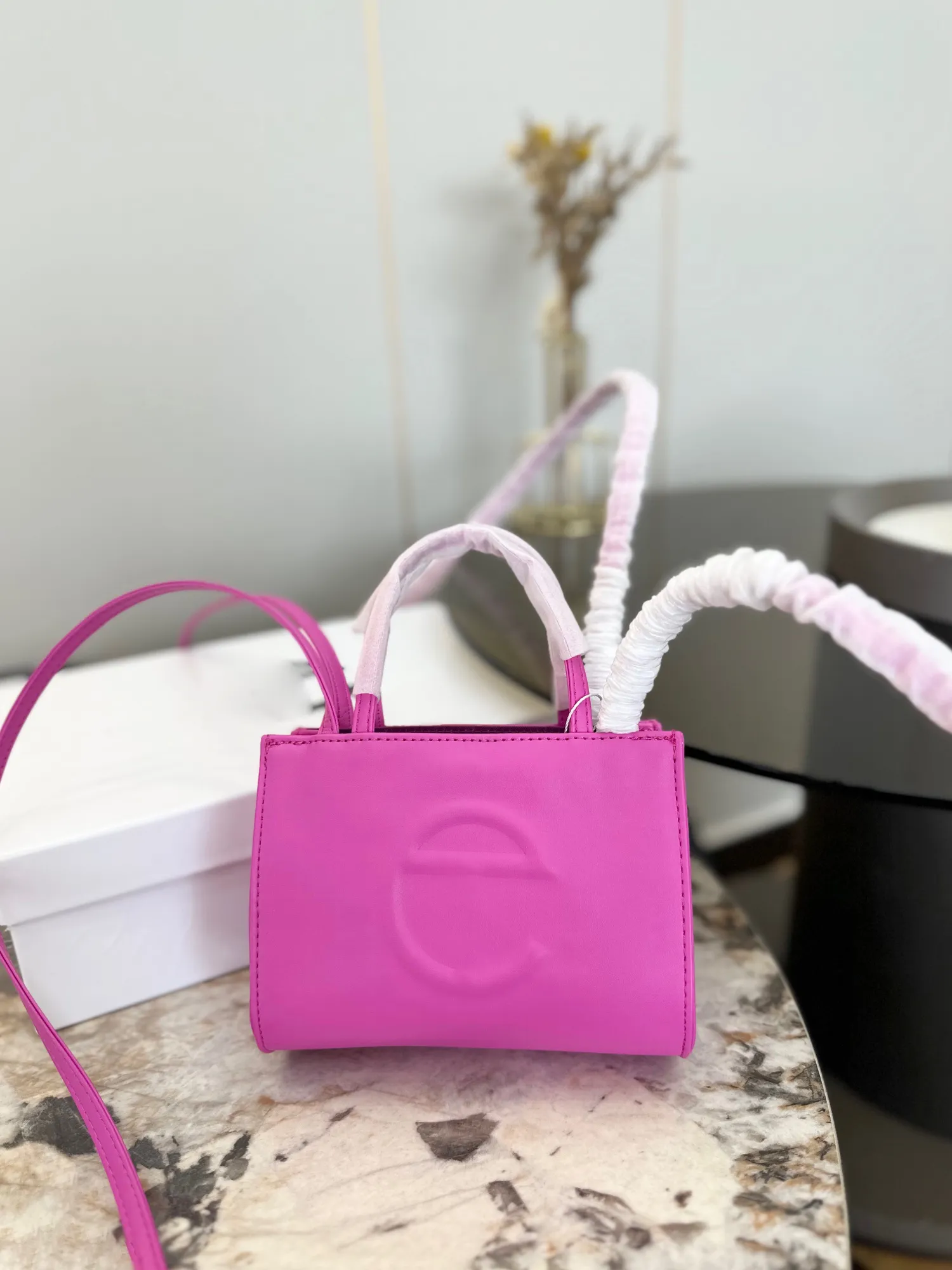Leather Bucket Tote Luxury Zippered Birkin Shoulder Bag with Chain