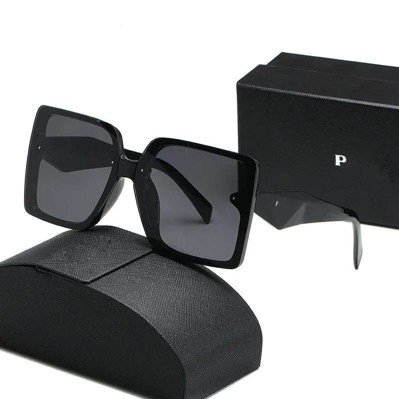 Поляризованные дизайнерские солнцезащитные очки солнцезащитные очки негабаритная рама винтажные женщины мужчины солнце