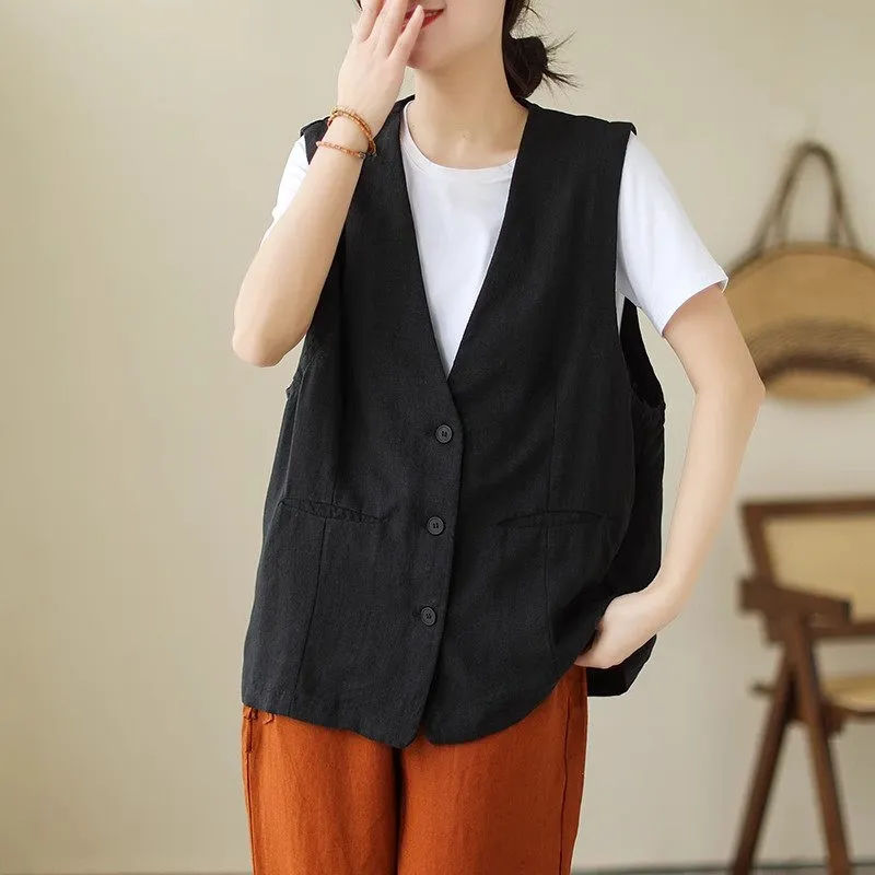 DHgate.com:Summer Cotton Hemp Blend Casual Loose Solid Color DHgate.com:Summer Cotton Hemp Blend Casual Loose Solid Color
