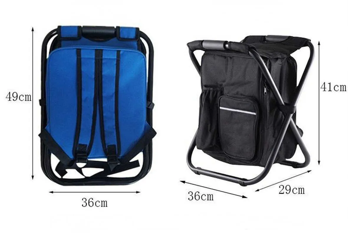 Smart Portable Folding Fishing Chair With Cooler Bag Portable Folding  Camping Chair And Stool Set With Bag From Miick, $28.29
