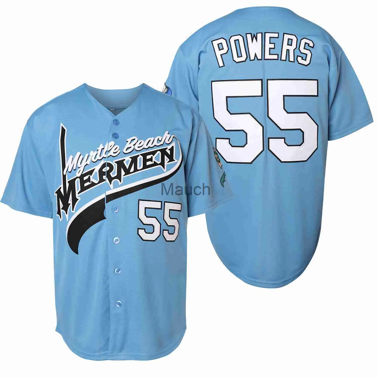 Men's T-Shirts Movie Baseball Mens Kenny Powers #55 Eastbound and Down Mexican Charros Kenny Powers 100 Stitched Blue Fast Shipp J230625