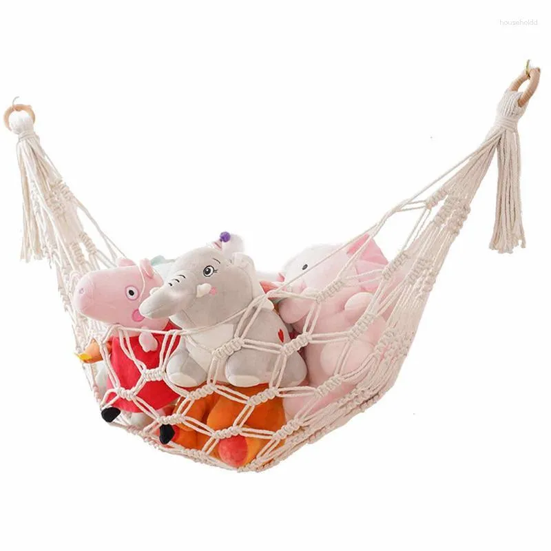 Boho Macrame Hammock Hammock Storage Bag For Stuffed Animals And Toys  Organize Your Childrens Room Decor And Keeps Them Organized From  Householdd, $18.52