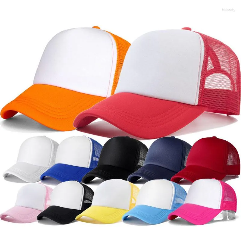 Ball Caps Unisex Mesh Casual Solid Color Breathable Baseball Cap