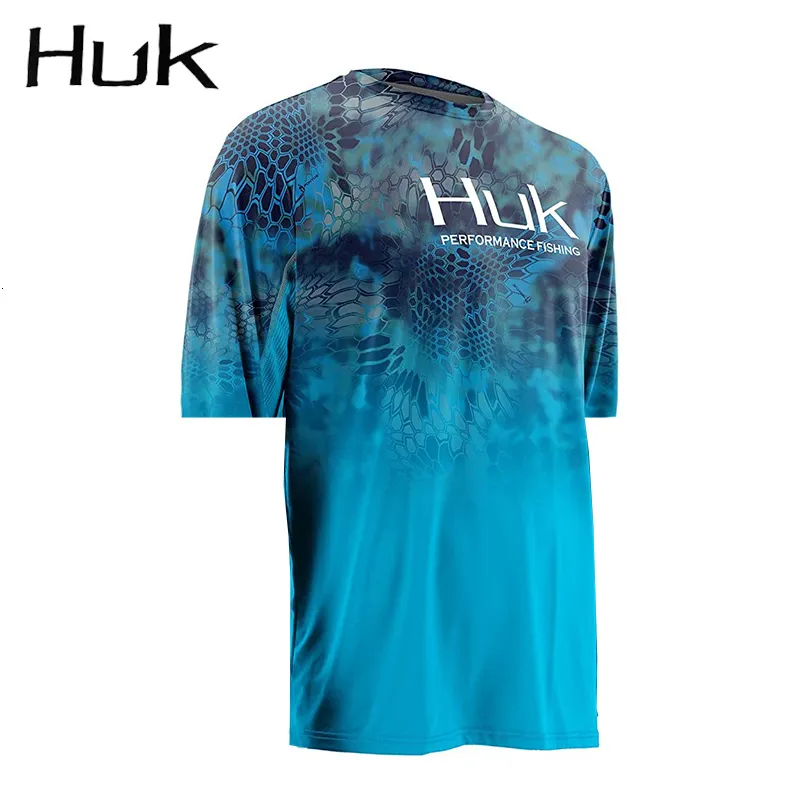 Goods Other Sporting Goods HUK Fishing Shirts Men Summer Outdoor Short  Sleeve Fishing Jerseys Fish Apparel Protection Breathable Angling From  Hsbl, $24.52