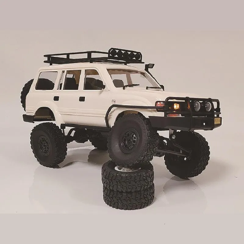 Diecast modelo de carro Classic Land Cruiser Lc80 corpo de plástico rígido shell 190 mm 7,48 polegadas distância entre eixos para Wpl 1/16 C14 C24 Rc carro diy acessórios C54 Cb05 230621