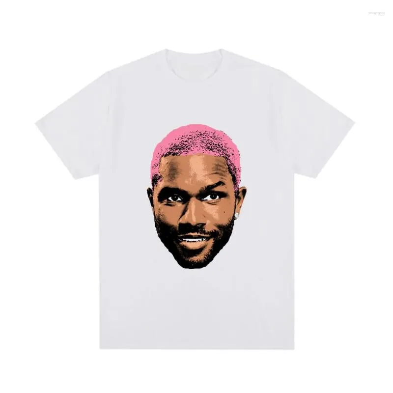 Erkekler Tişörtler Frank Erkekler Pamuk Sıradan Tişört O-okyanus Sarışın Müzik Tshirts Hip Hop Büyük Boy Tee Tshirt Kadınlar