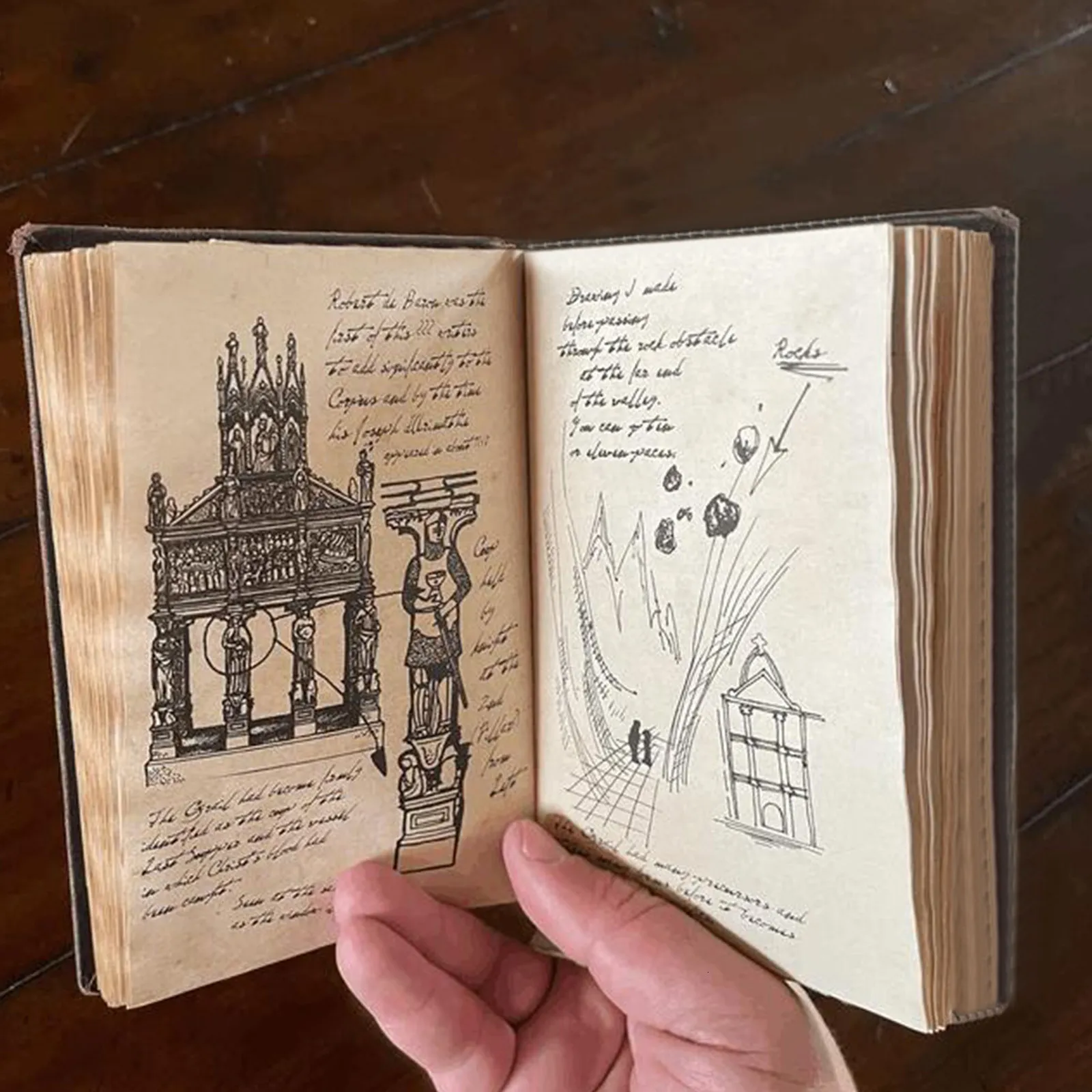 装飾的なオブジェクトの図形インディアナジョーンズ灰色日記の小道具レプリカ隠された預金