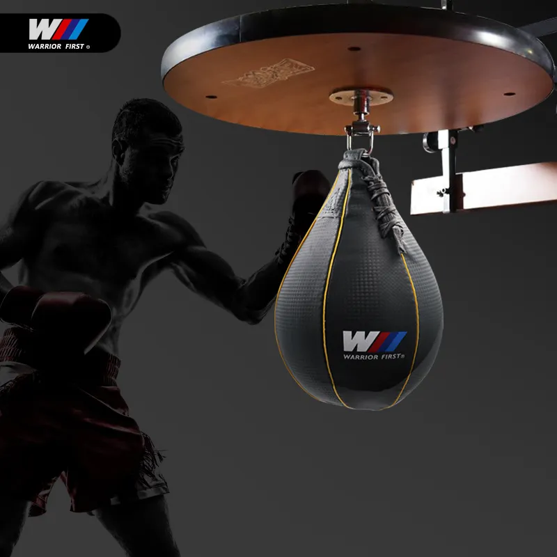 Punching Balls Boxe Poire Forme PU Balle de Vitesse avec Sac de Frappe Pivotant Punching boxeo Sac de Vitesse Punch Fitness Balle d'Entraînement Gym Exercice Agilité 230621