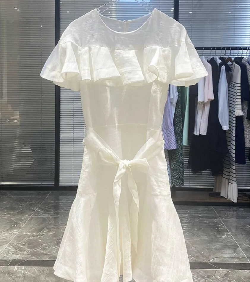Chic Ruffle Princess Dress - Spring/Summer Casual Belted Dress, Elegant  Women's Fashion, Perfect for Parties & Everyday Wear from Dhgate Basic &  Casual Dresses - price 73.44