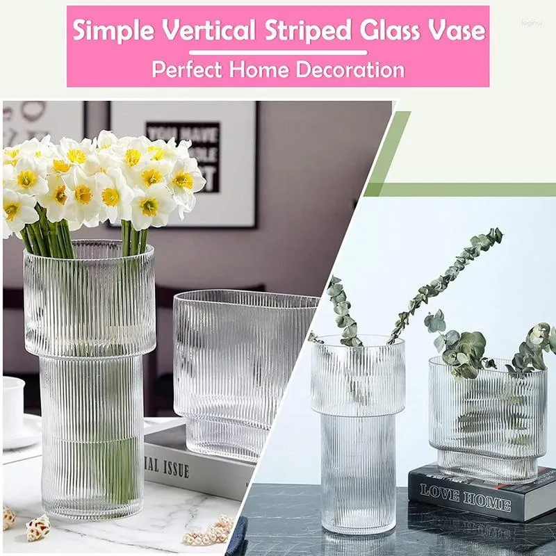 Vases Modern Vase Circular Hollow Flower Pot Decorative Clear For Indoors Mother Day Wedding Decorations Office And Gifts