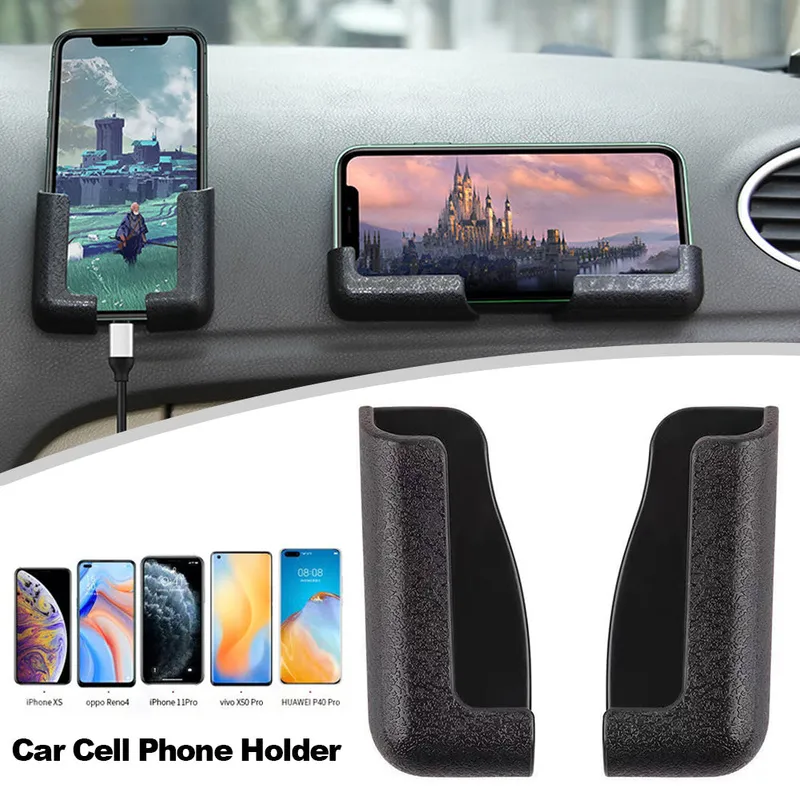 Zelfklevende Auto Telefoon Houder Interieur Dashboard Plakken Mutifunctional Telefoon Stand Eenvoudige Beugel voor IPhone 13 12 Samsung