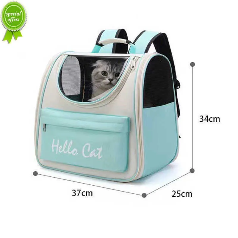 Portable Travel Pet Cat Carrier Backpack Dog Double Shoulder Bag Space Capsule Cat Backpack for Small Pet Handbag Cat Carrying