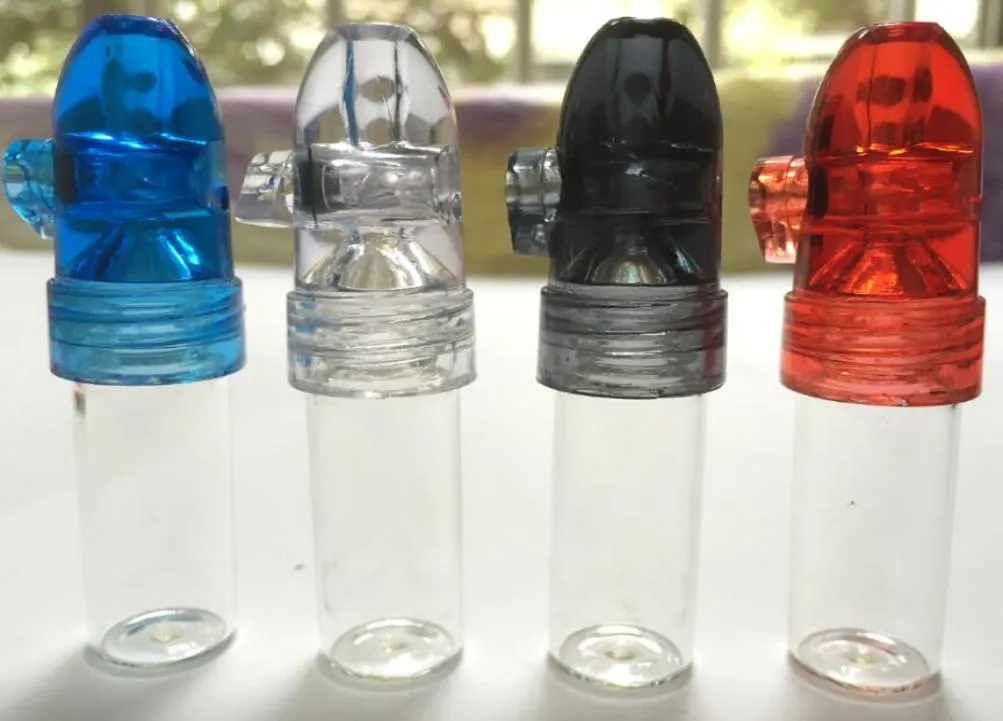 Snuff Bullet Box Dispenser Smoking Snuffer 67mm Height Acrylic Glass