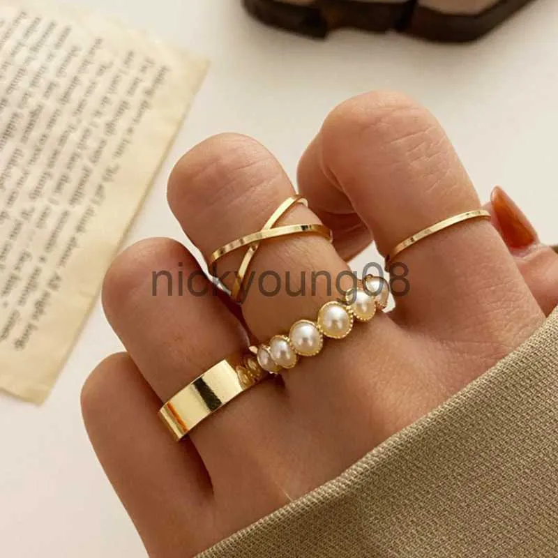 Band Ringe Punk Metall Geometrie Kreisförmige Punk Ringe Set Öffnung Zeigefinger Zubehör Schnalle Gelenk Schwanz Ring für Frauen Schmuck Geschenke x0625