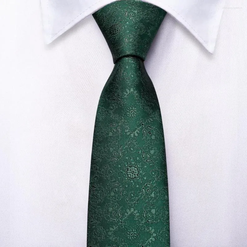 Bow Lass Green Solid Floral Silk krawat dla dzieci luksus designer ręczny dziecięcy krawat 120 cm długość 6 cm szerokość mody zrzutu hi-tie hi-tie