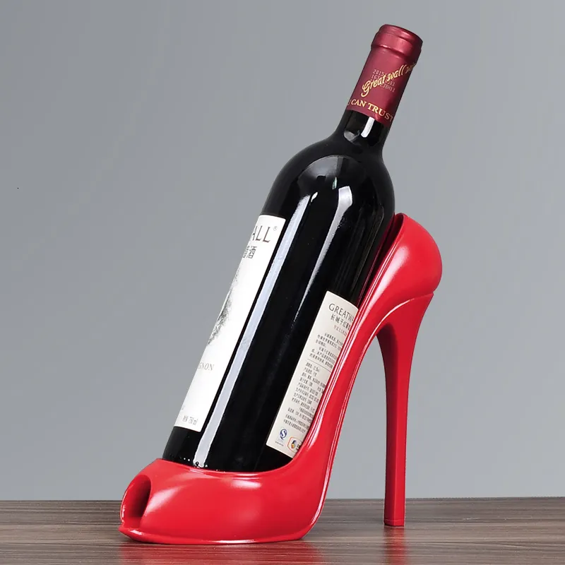 Tabletop Wine Racks High Heel Shoe Wine Bottle Holder Stylish Wine Rack