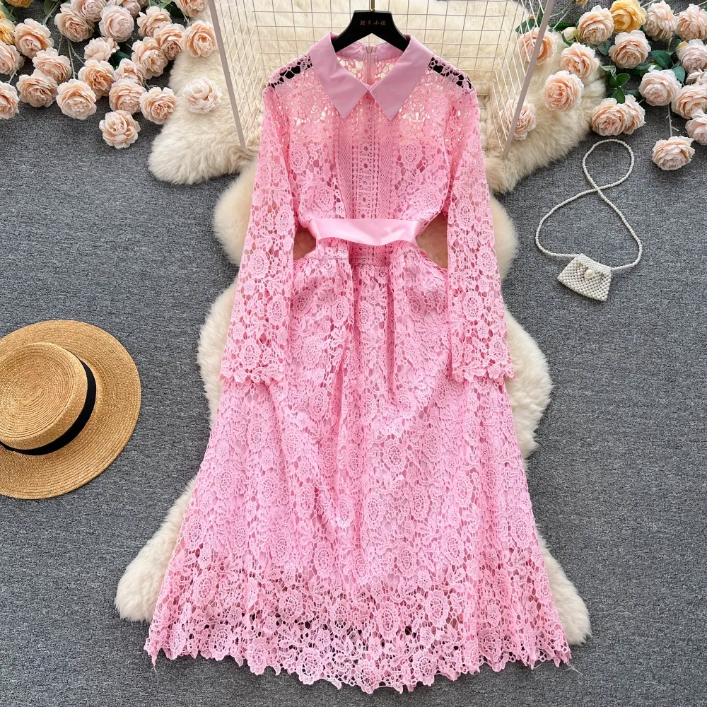 Vintage Light Luxury Lace Polo Black Lace Dress With... From Stephaniestore666, $40.11 In Bulk | DHgate.Com Vintage Light Luxury Lace Polo Black Lace Dress With... From Stephaniestore666, $40.11 In Bulk | DHgate.Com