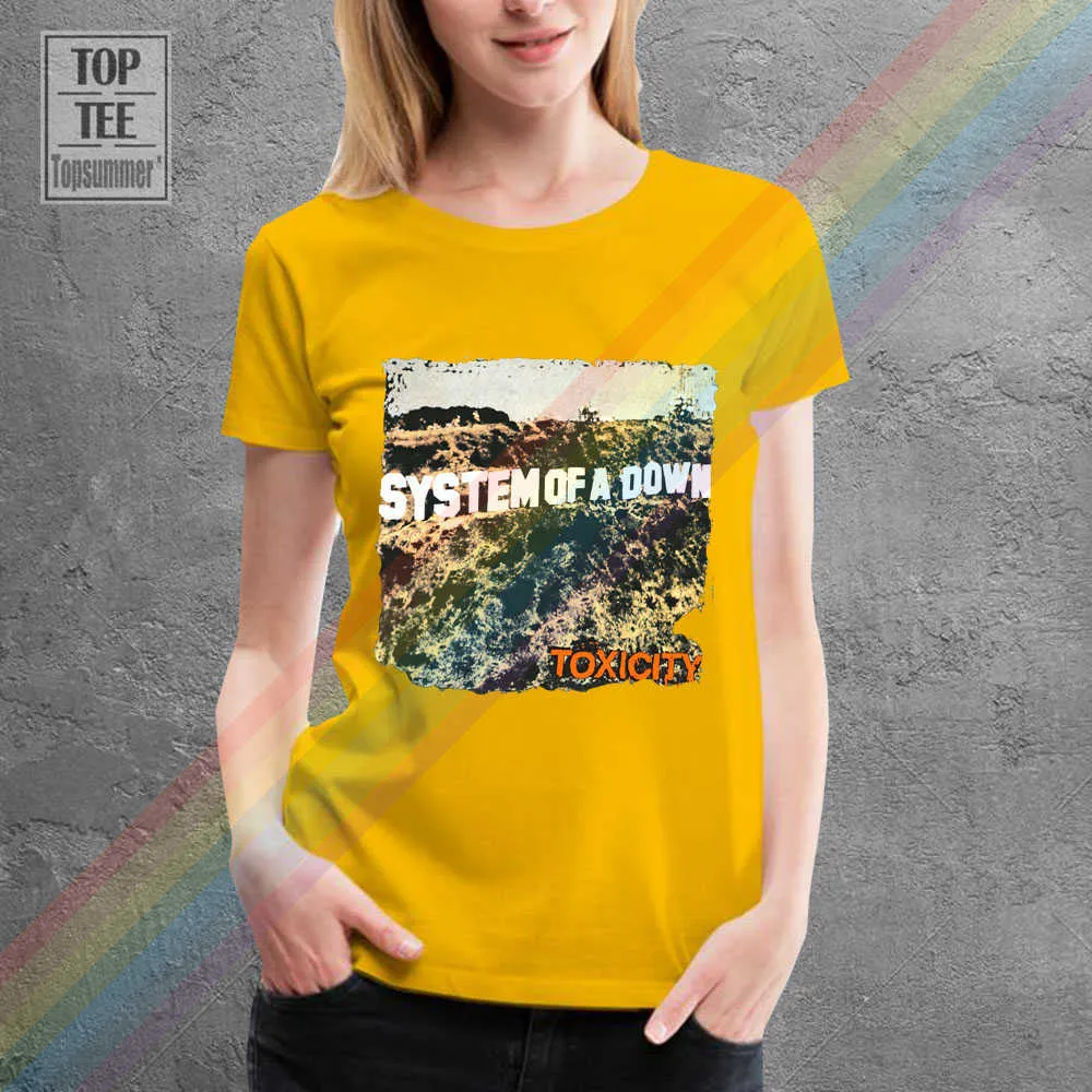 Vintage Y2K System Of A Down Toxicity Thrashed Band T-Shirt