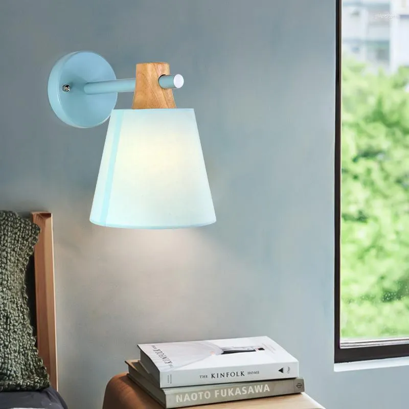 Lámparas de pared Nordice Light Gooseneck Decoración nórdica Lámpara de cama para el hogar Espejo de hierro Dormitorio Comedor Mesita de noche