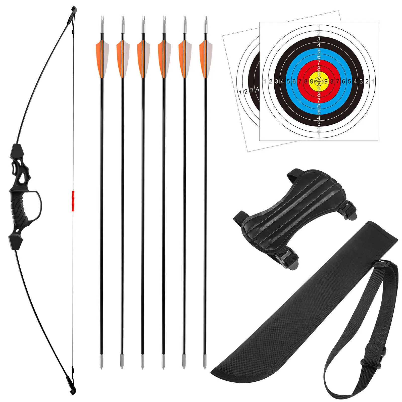 Bow Arrow Junior Recurve Bow Kits For Kids 6 12 Beginners Bow Kit Gifts