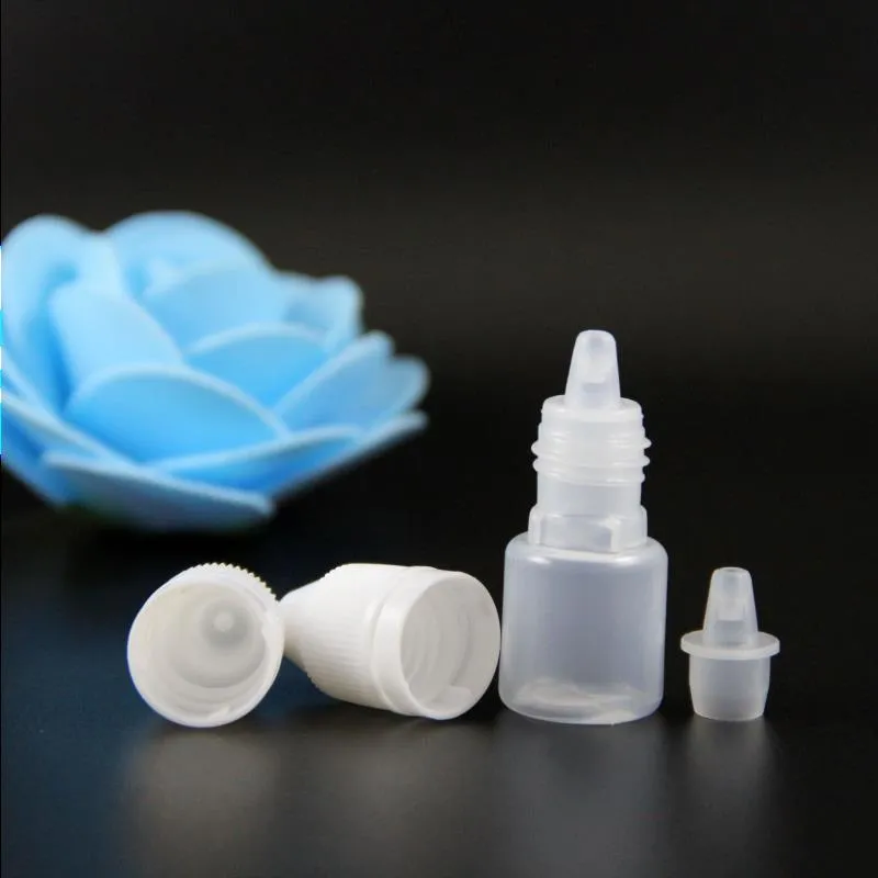 100pcs 2 ml LDPE PE plastikowe butelki z kroplonki z osłonami manipulacji Włapki SAFE SAFE PARE E JUCE SUPEZABLE DARMOWA WYSYŁA