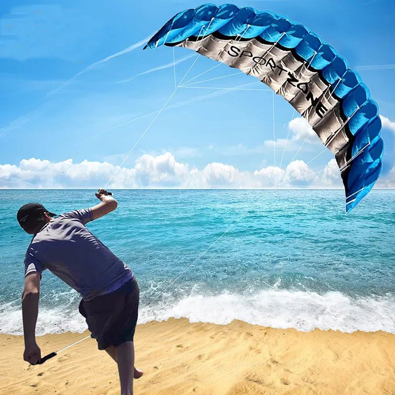 3D Kite for Kids and Adults Huge Frameless Soft Parafoil Giant Kite with  30m String