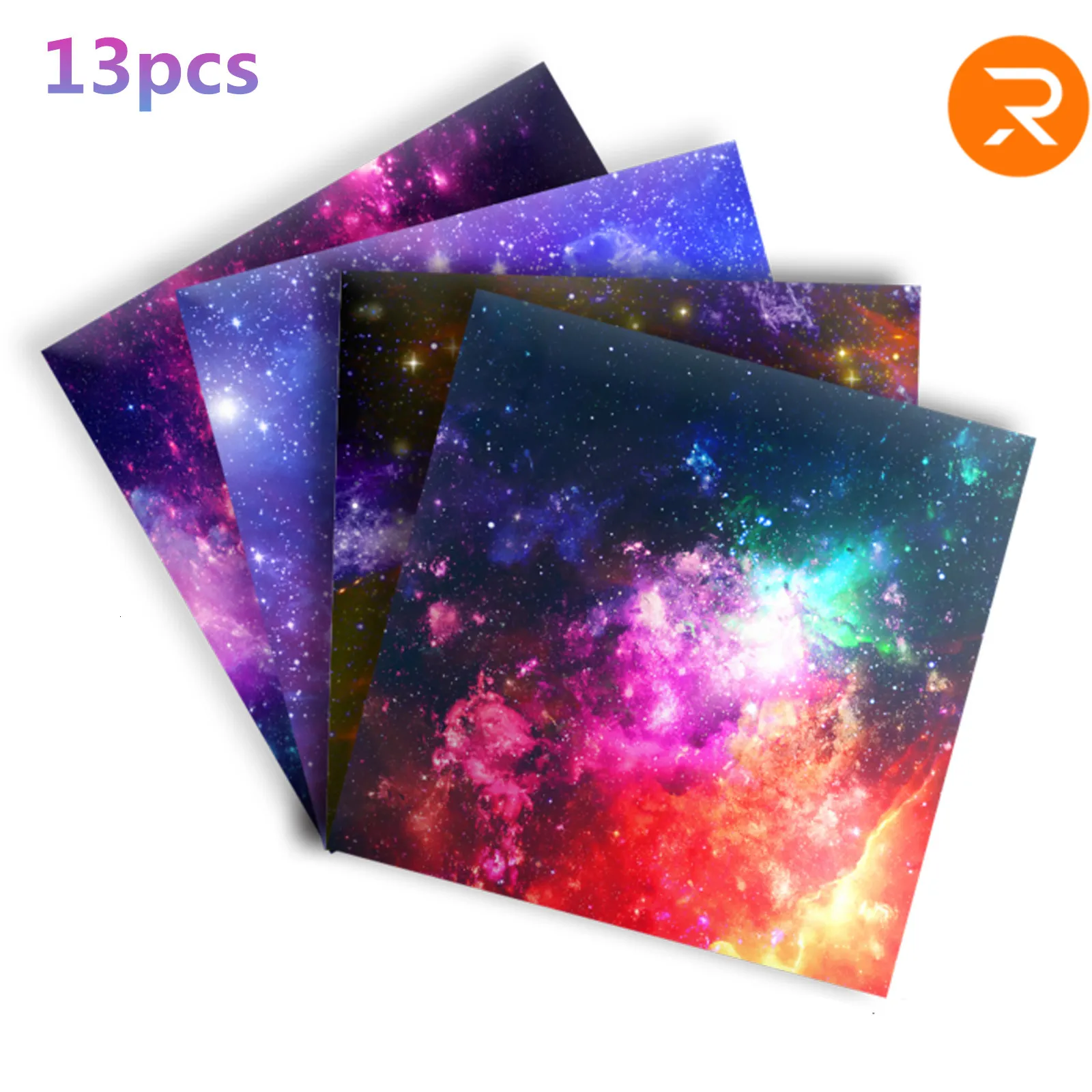 HTVRONT Glitter Galaxy PU Heat Transfer Vinyl Sheets New 13 Pack