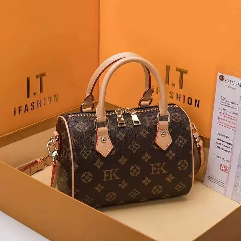 Bestverkochte kussentas Love V PU lederen handtas boodschappentas bruine luxe tassen designer tassen