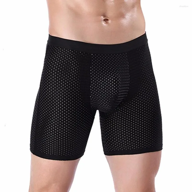 Unterhosen Kirsche Männer Sexy Polyester Boxer Höschen für obwohl Shorts Bulge Beutel männlich Casual Boxer Sous Vetement Homme