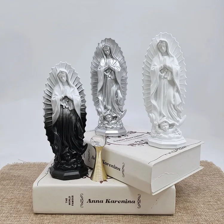 Dekorativa föremål Figurer Mexikanska Madonna Heminredning Veranda Religiös Hall Harts Hantverk Skjutrekvisita 230625