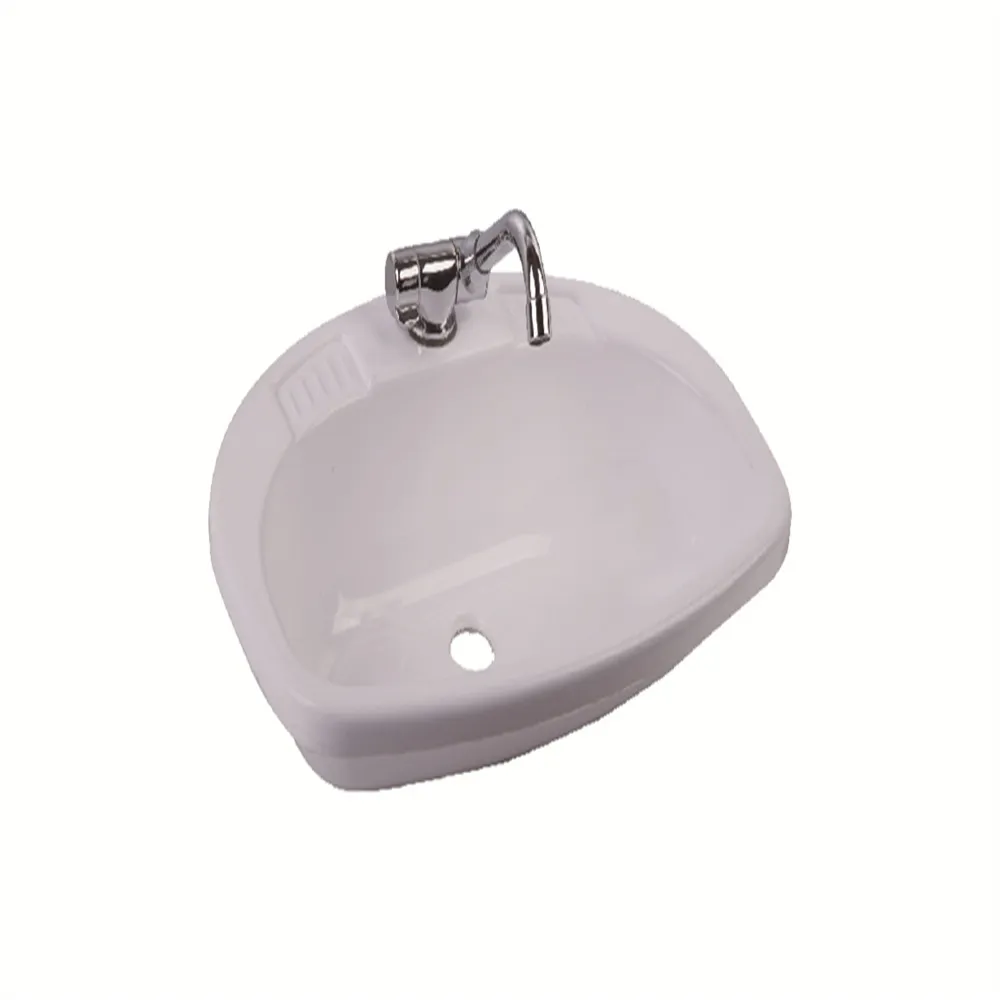White Acrylic Sink Hand Wash Basin 500*350*120mm Marine Boat Caravan RV GR-Y006