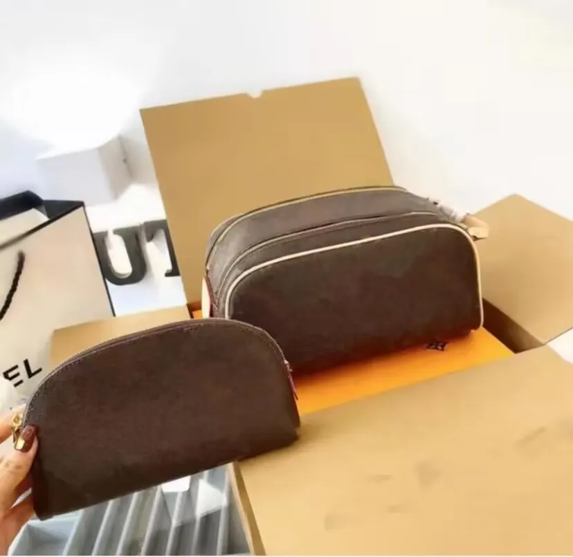 POUCHA COSMÉTICA DE MAPIERA DEL DISEÑADOR |Caso De Belleza Doble