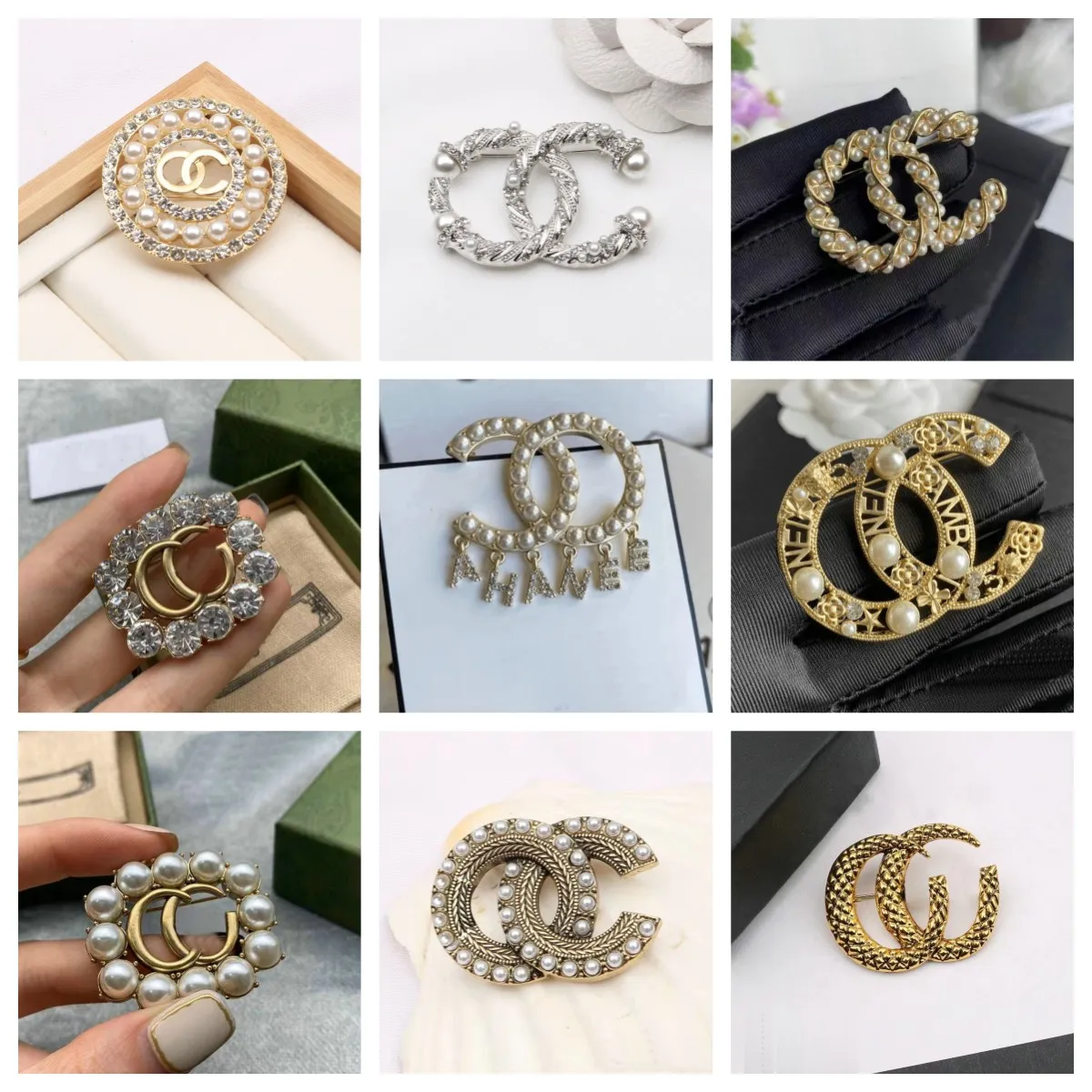 Chanel inspired brooch wholesale deals