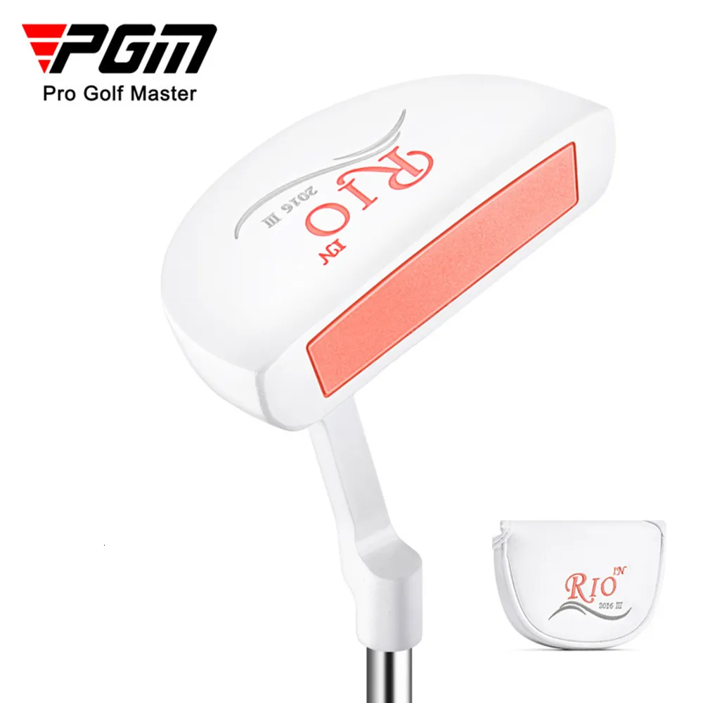 Teste per mazze PGM TUG038 Putter per mazze da golf da donna Materiale dell'albero della testa in acciaio inossidabile Donna Inclinazione di 3,5° L Rigidità Design leggero 230625