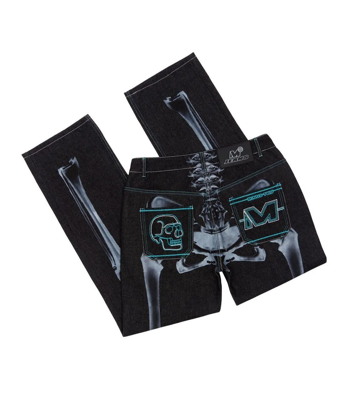 00s archive scull print pants y2k グランジ Skeleton Pants | Y2K Streetwear | y2k streetwear