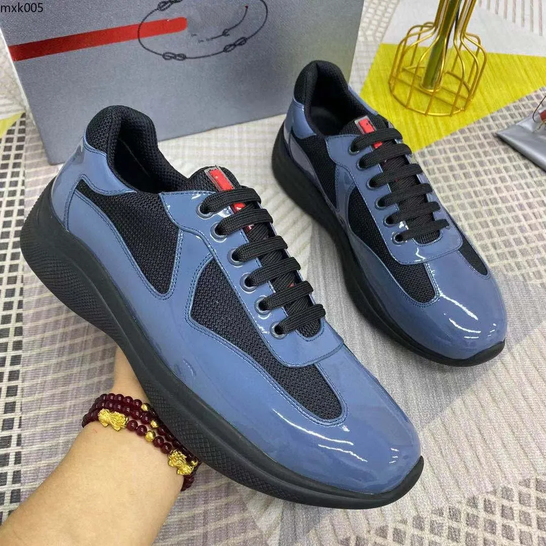 2023usso progettista Fashion Trend Real Leather and Mesh Traspirante Uomo Leisure Lace Up comfort Sneakers 38-45 M05266