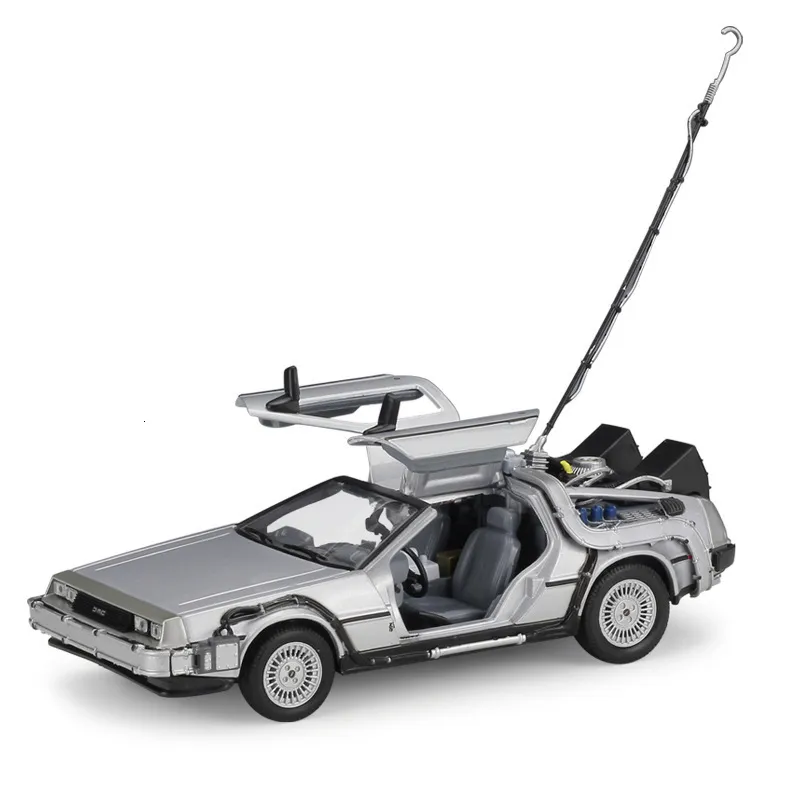 1 24 Diecast Model Car Back To The Future Delorean DMC 12 Movie Metal Metal Toy Car 2 357 DHgate
